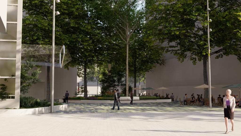Begin 2025 start de inrichting van het nieuwe plein en een jaar later moet het klaar zijn.   