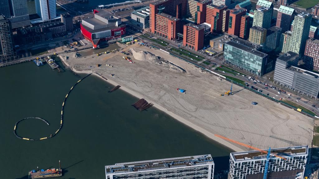 luchtfoto Rijnhaven
